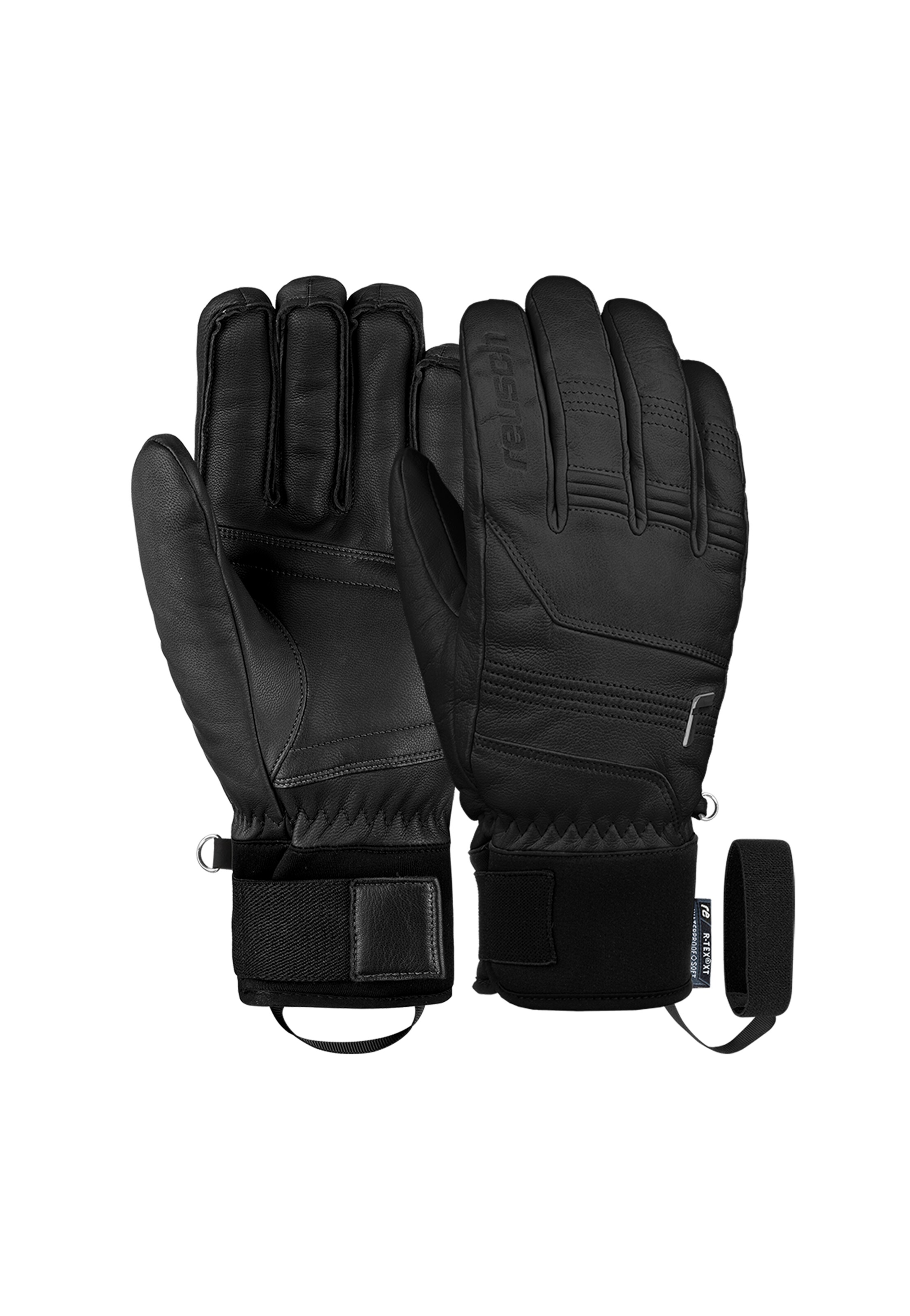 REUSCH Fingerhandschuhe 'Highland R-TEX® XT' in Schwarz: Vorderseite