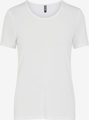 T-shirt 'Kamala' PIECES en blanc : devant