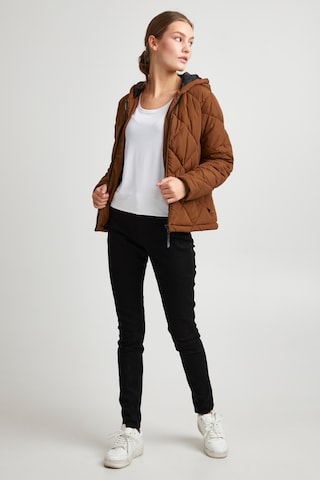 Oxmo Between-Season Jacket 'Stacie' in Brown