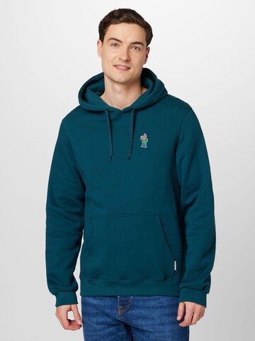 Iriedaily - Sudadera 'Little Gnome' en azul: frente