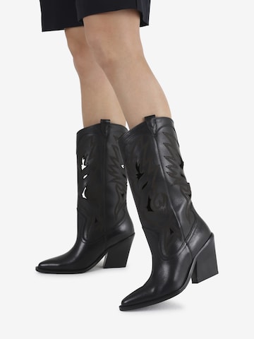BRONX Cowboy Boots ' New-Kole ' in Black: front