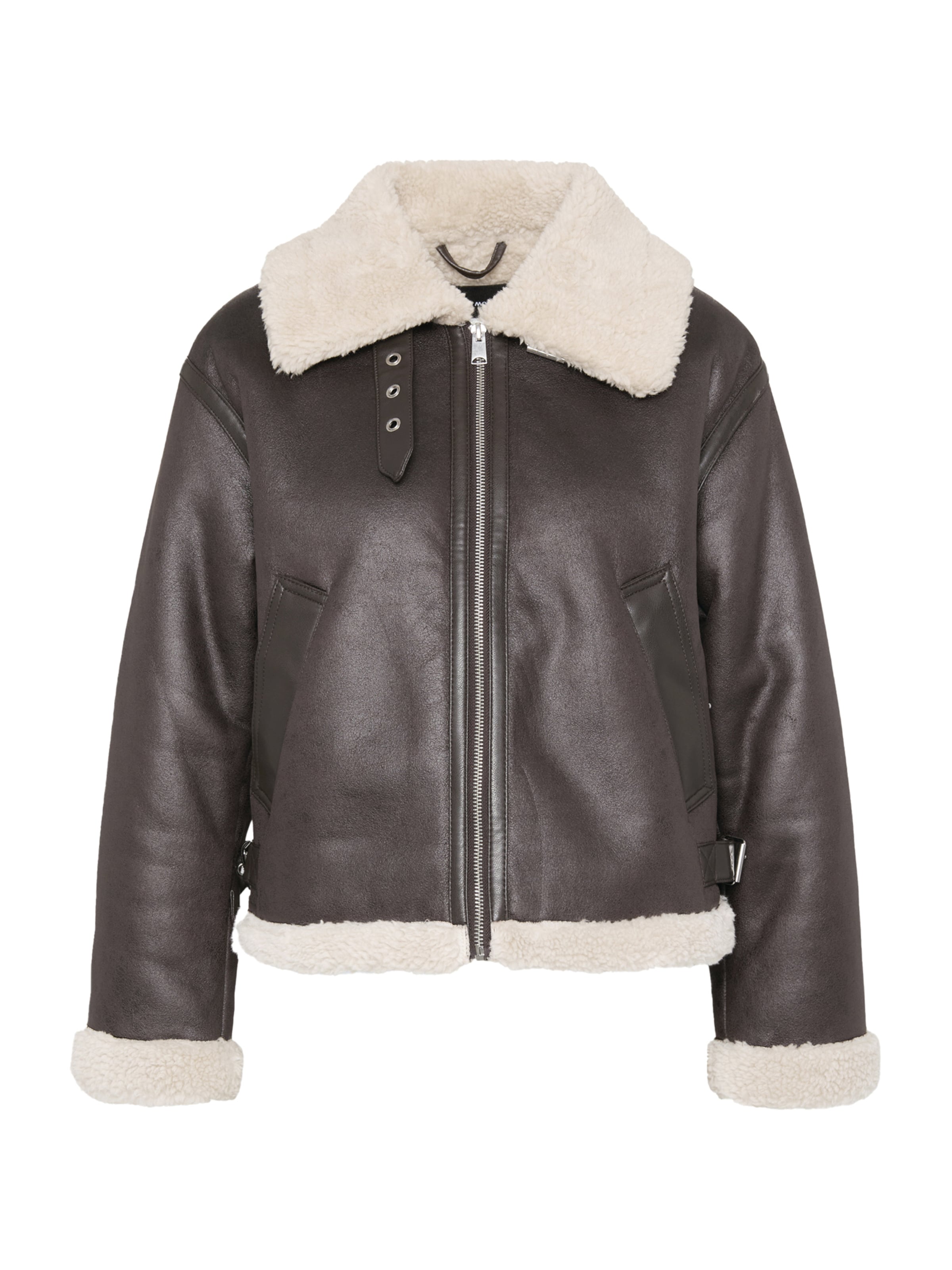 Vero Moda Petite Between-Season Jacket 'VMVIRGINIA' in Brown: front