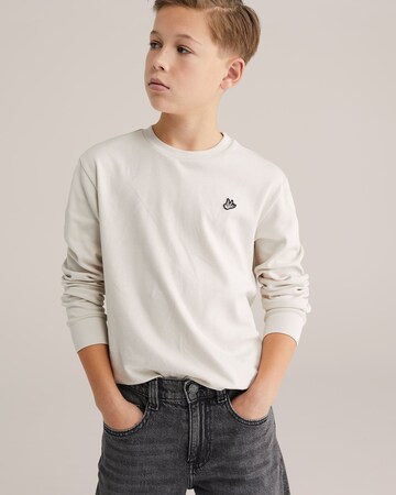 WE Fashion Majica | bež barva: sprednja stran