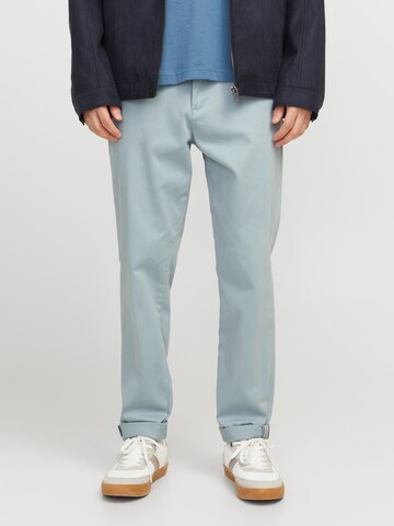 JACK & JONES Slim fit Chino trousers 'MARCO BOWIE' in Green: front