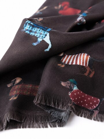 COLLEZIONE ALESSANDRO Scarf 'Bodo' in Brown
