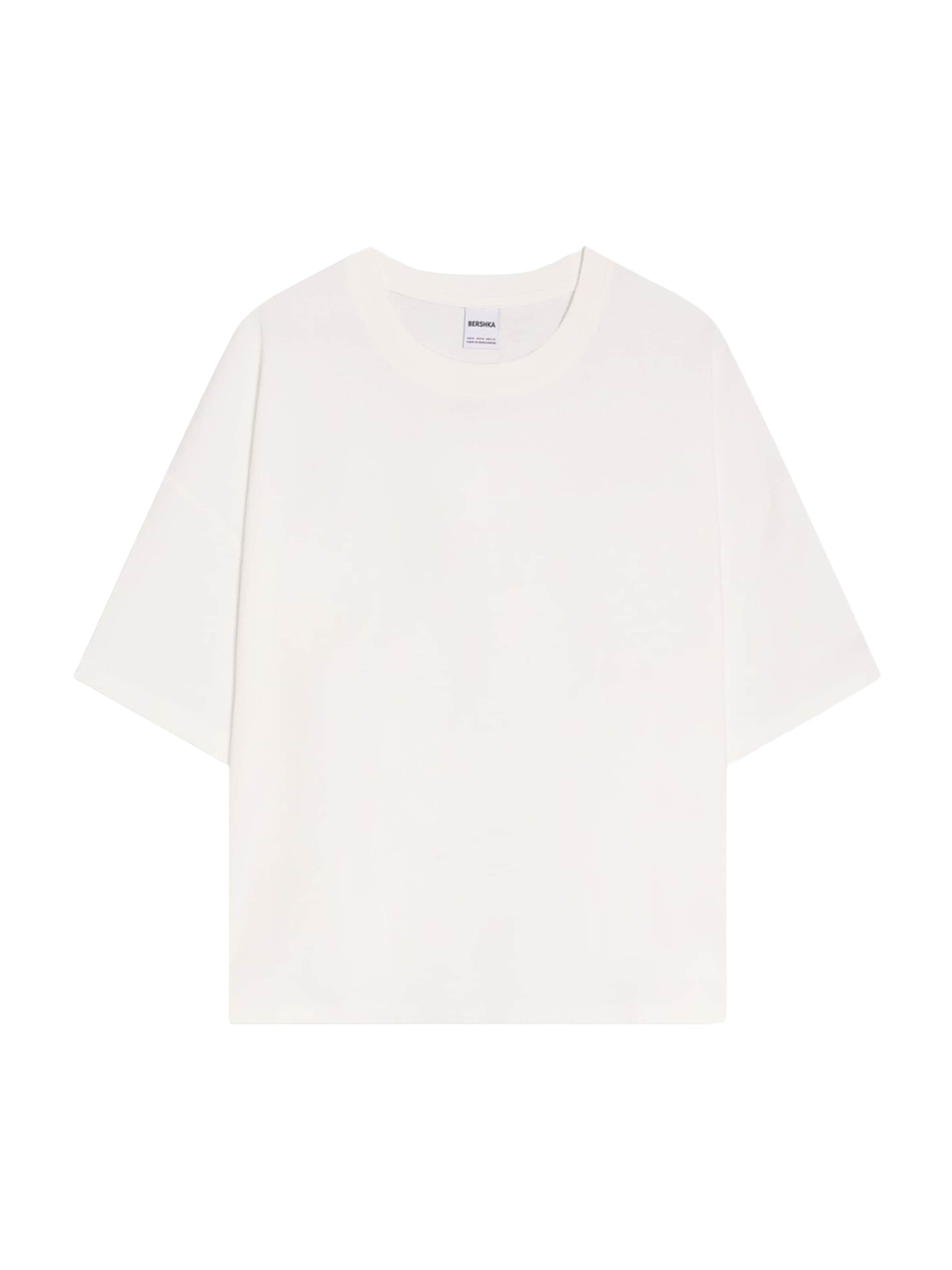 Bershka Shirts i hvid: forside