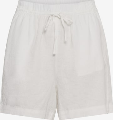 Loosefit Pantalon 'SLAria' SOAKED IN LUXURY en blanc : devant