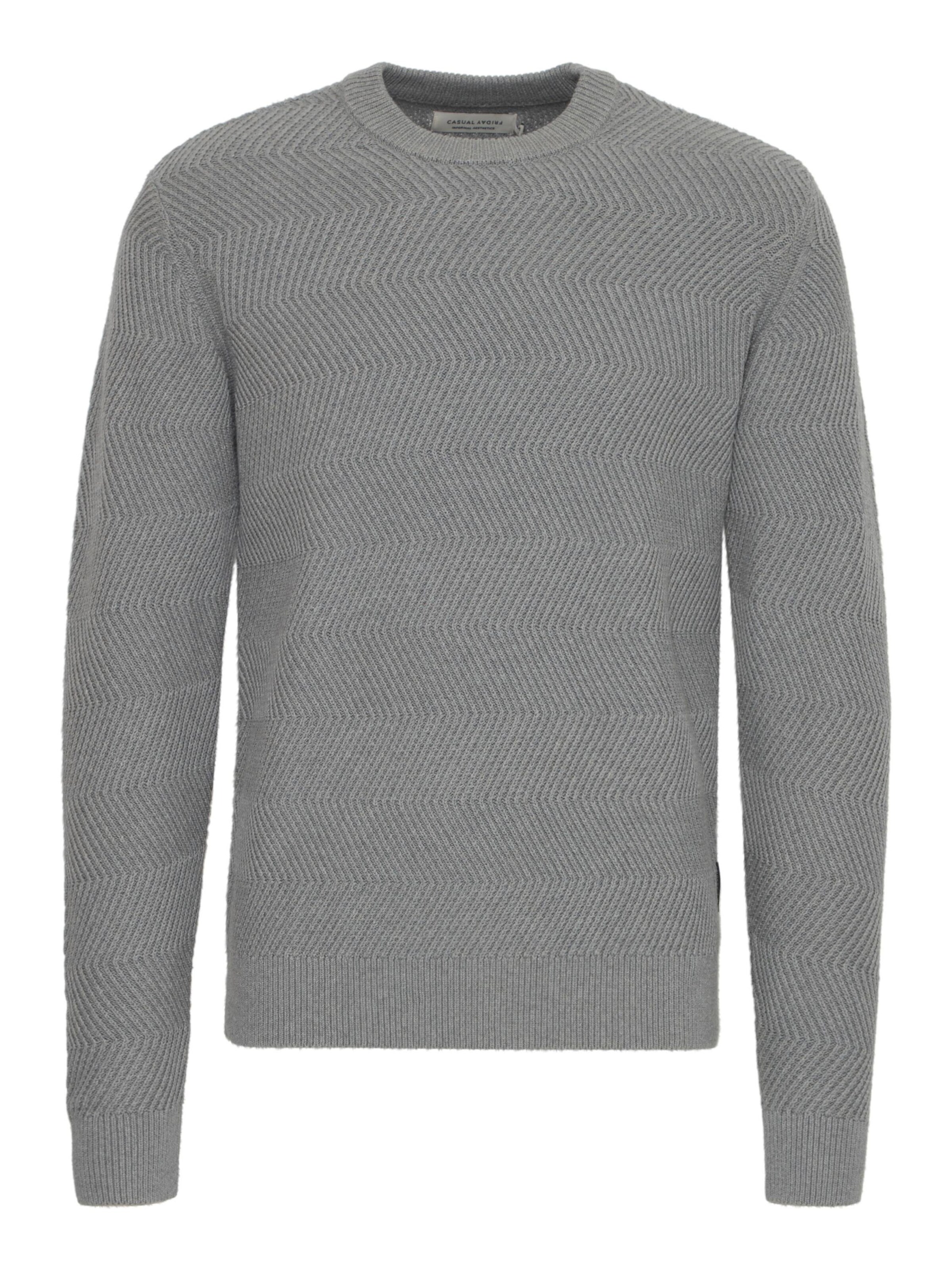 Pullover 'KARL' di Casual Friday in grigio: frontale