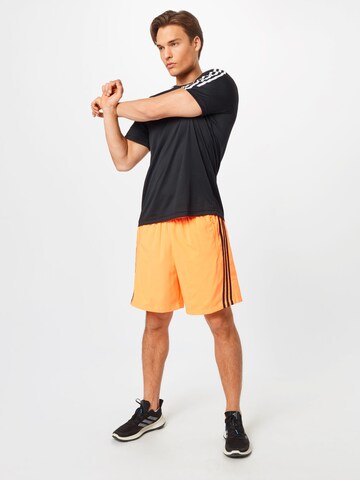 ADIDAS PERFORMANCE Loosefit Sportovní kalhoty – oranžová