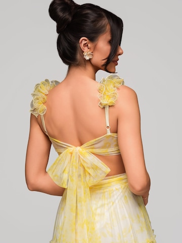 Ombre Abendkleid in Gelb