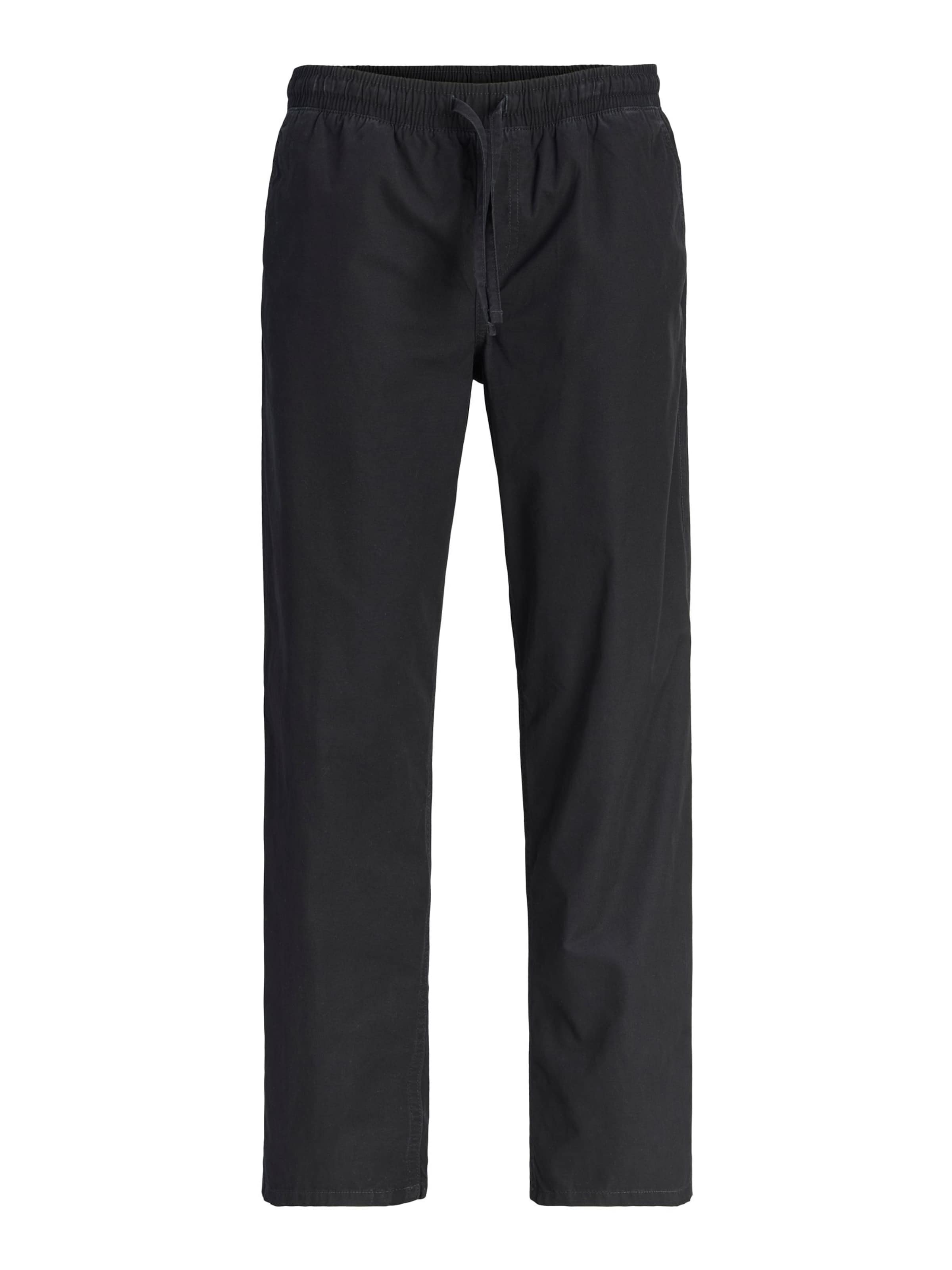 Jack & Jones Junior Trousers in Black: front