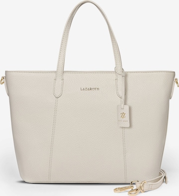 Lazarotti Shopper 'Bologna' in Weiß: Vorderseite