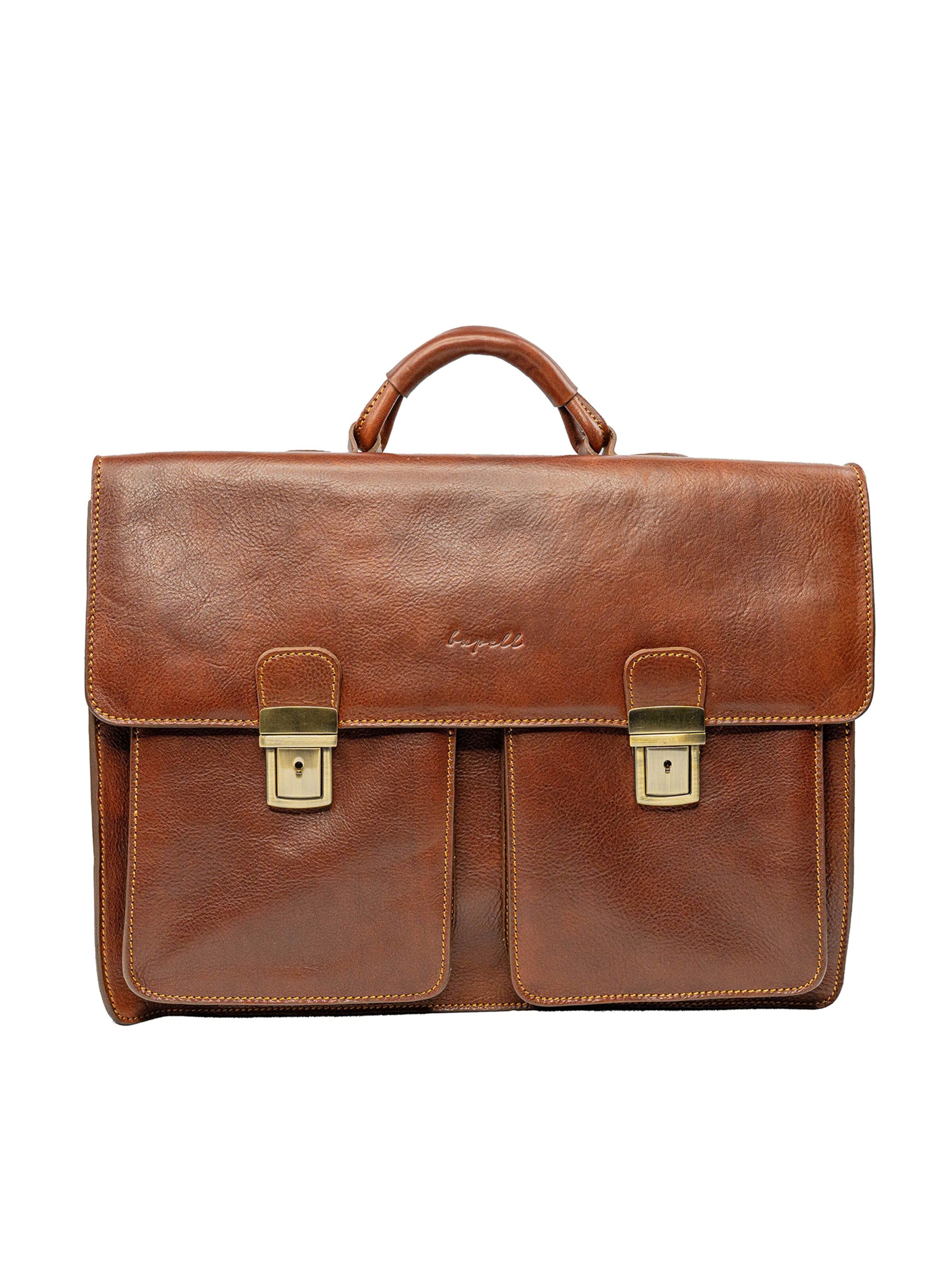 bupell Briefcase 'Giacomo' in Brown