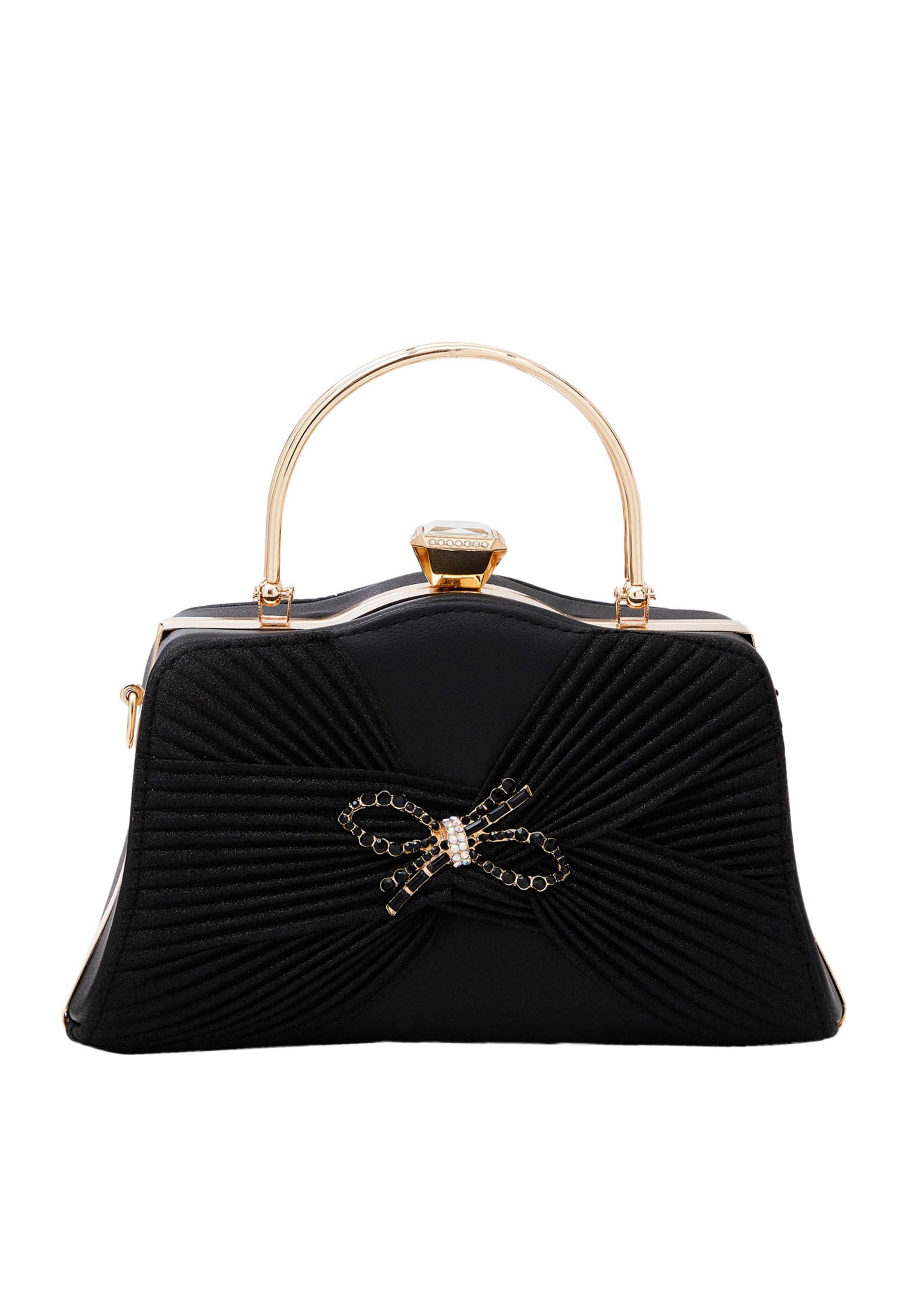 NAEMI Handbag in Black: front
