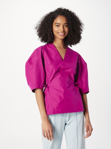 3.1 Phillip Lim - Blusa em rosa: frente