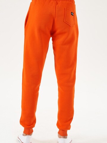 LOUIS LECLER Slim fit Trousers 'Dean' in Red