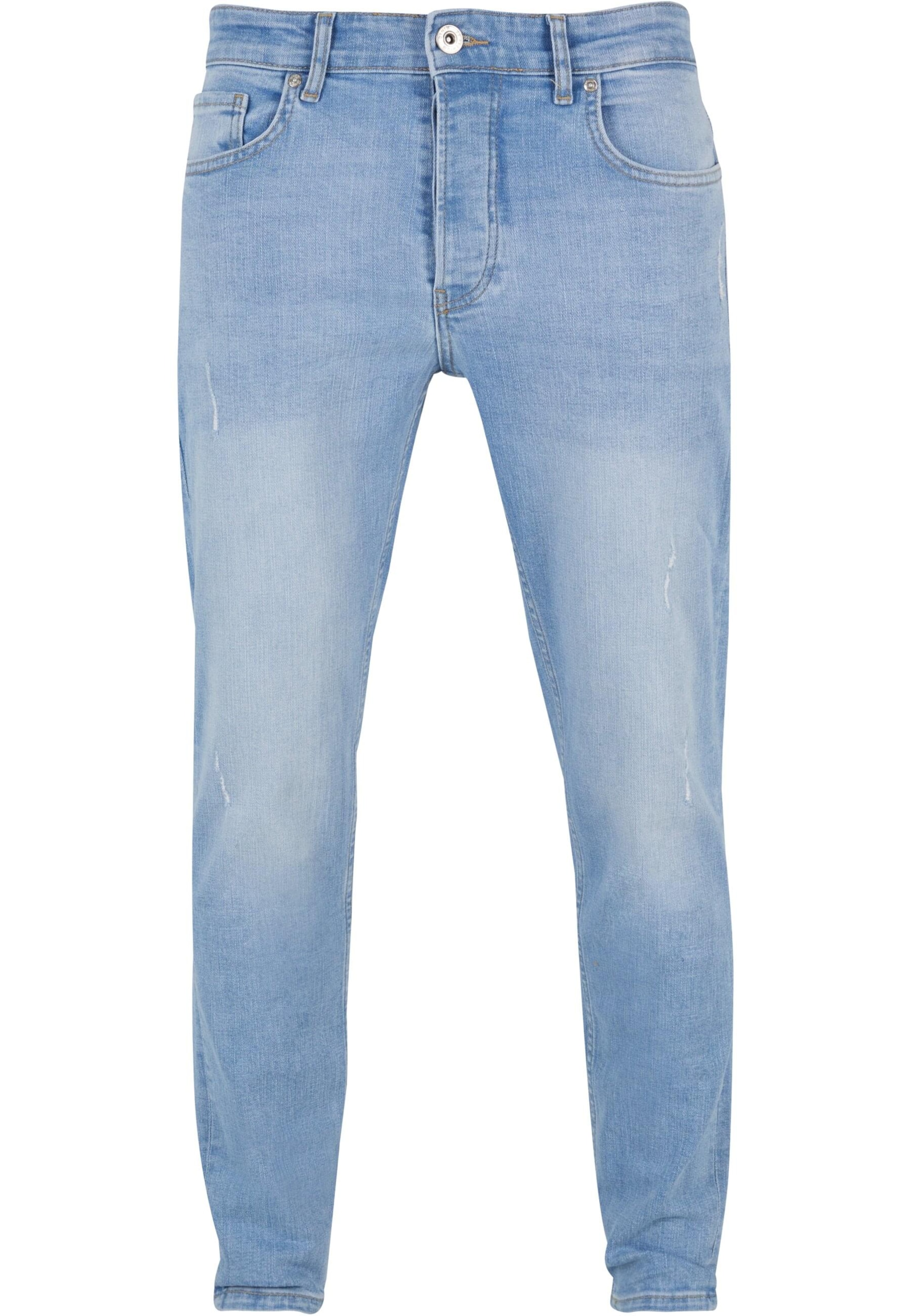 2Y Premium Skinny Jeans in Blauw: voorkant