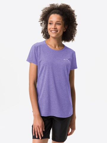 VAUDE Performance shirt 'Essential' in Purple: front