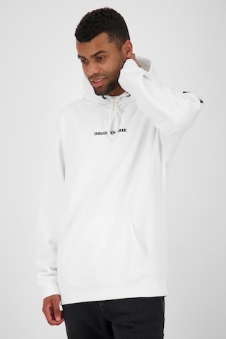 Alife and Kickin Sweatshirt in White: front