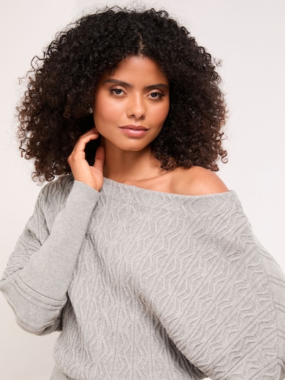 Lipsy Neulemekko värissä vaaleanharmaa, Tuotenäkymä