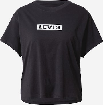 LEVI'S ® Shirt 'Graphic Varsity Tee' in Schwarz: predná strana