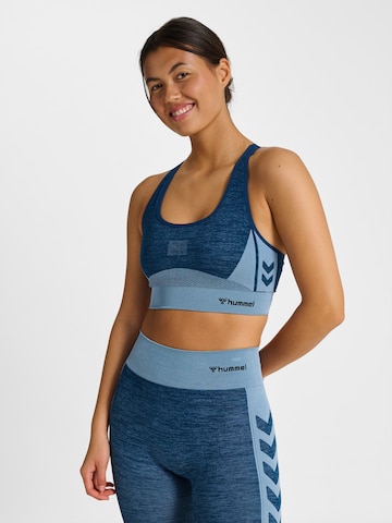 Hummel Bralette Sports top in Blue: front