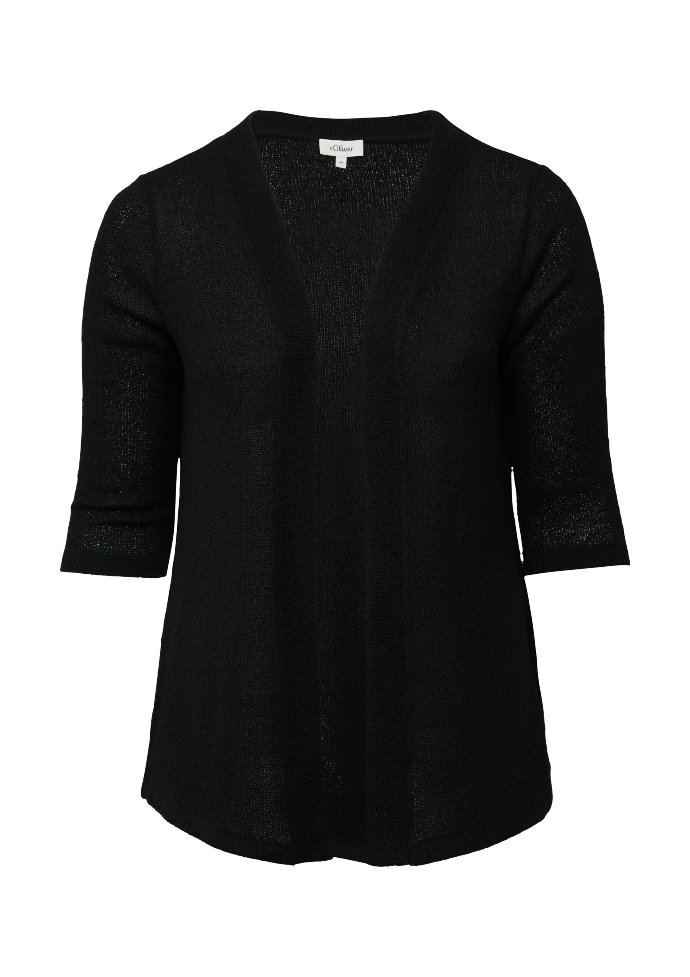 Cardigan s.Oliver Red Label Plus en noir : devant