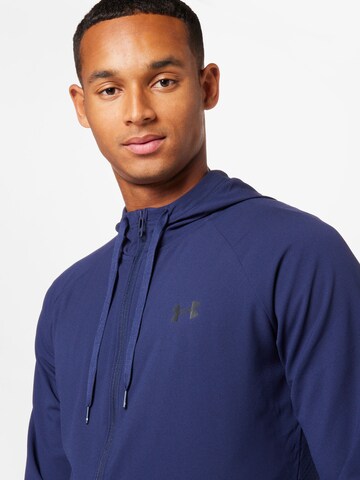 UNDER ARMOUR Sportjacke 'Perforated' in Blau