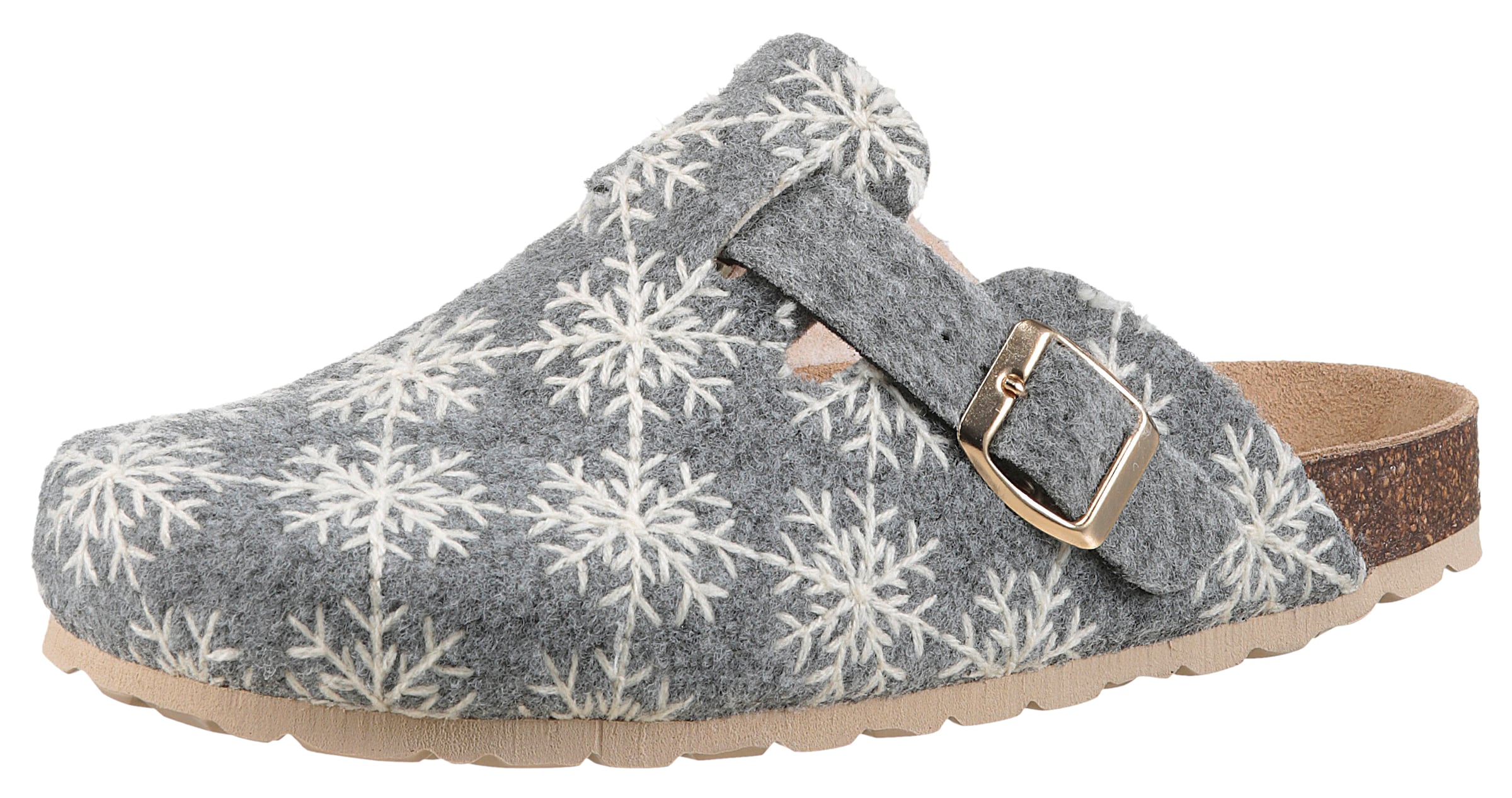 Aniston Mules in Grey: front