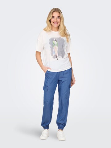 ONLY - Tapered Pantalón cargo 'ONLCHARIS' en azul