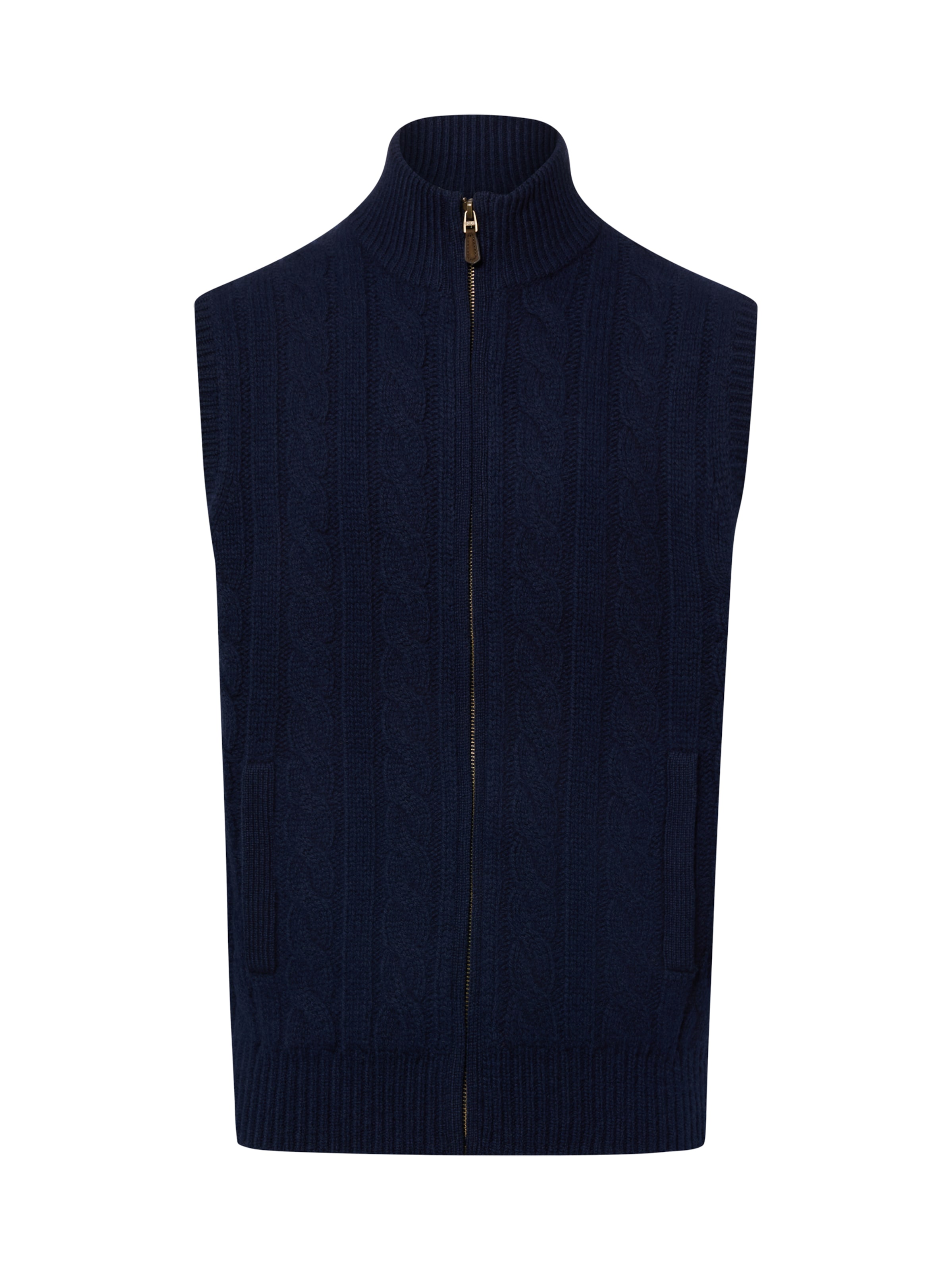 Polo Ralph Lauren Gebreid vest in Blauw: voorkant