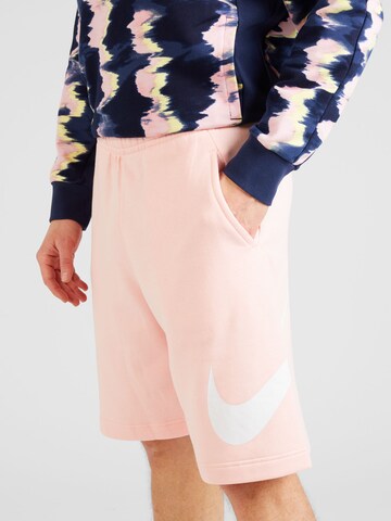 Nike Sportswear regular Παντελόνι 'Club' σε ροζ