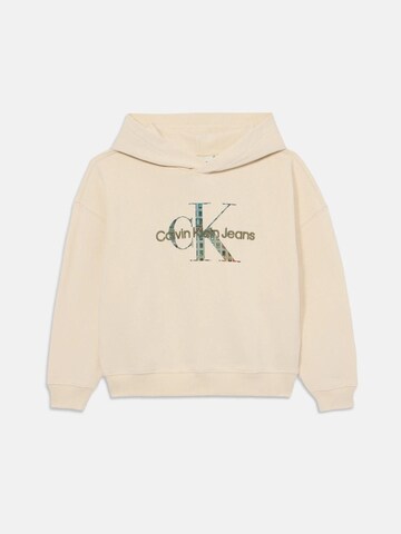 Calvin Klein Sweatshirt 'EMBRO' in Beige: Vorderseite