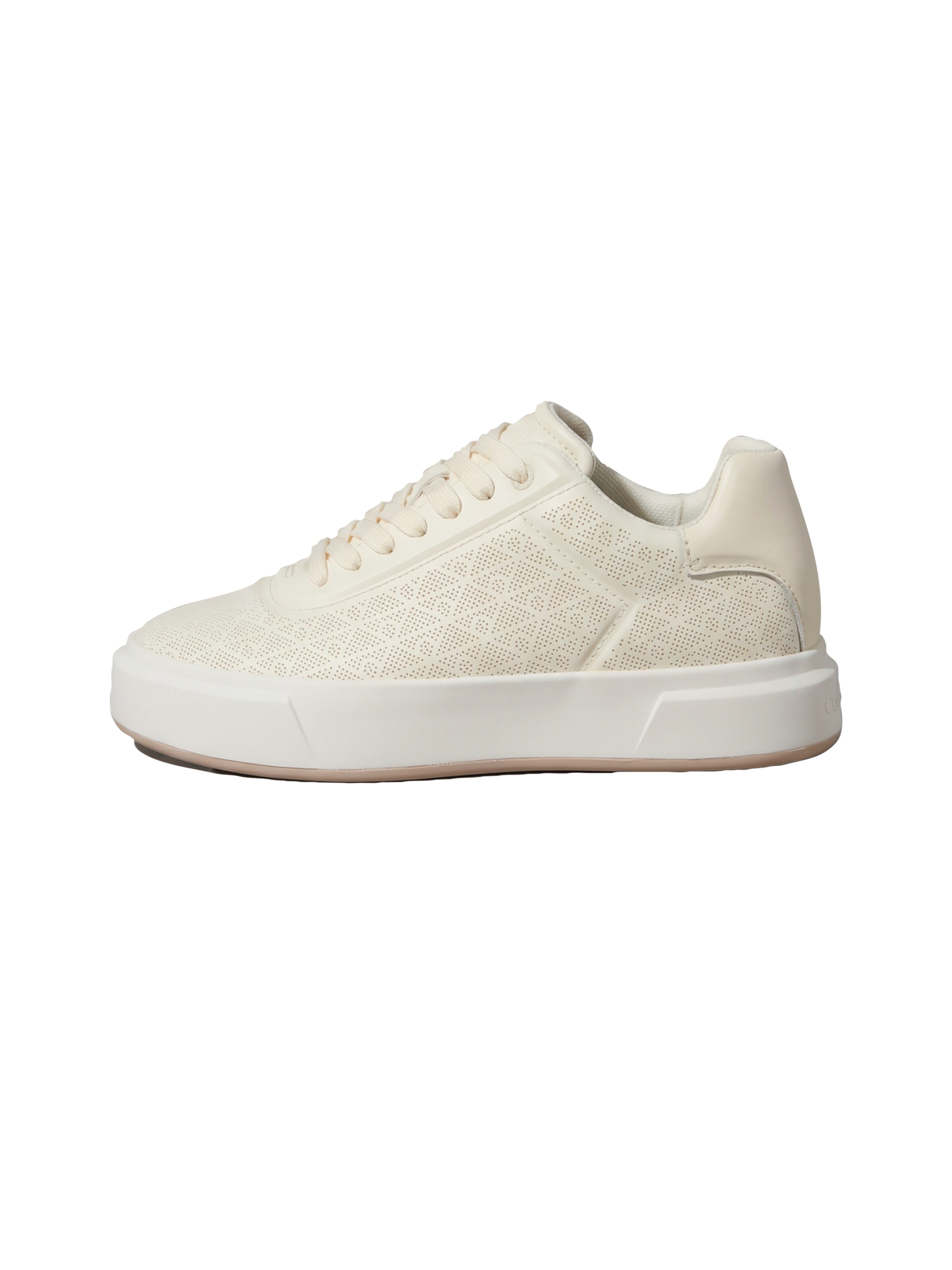 Sneaker low 'BASKET CUPS' de la Calvin Klein pe alb: față