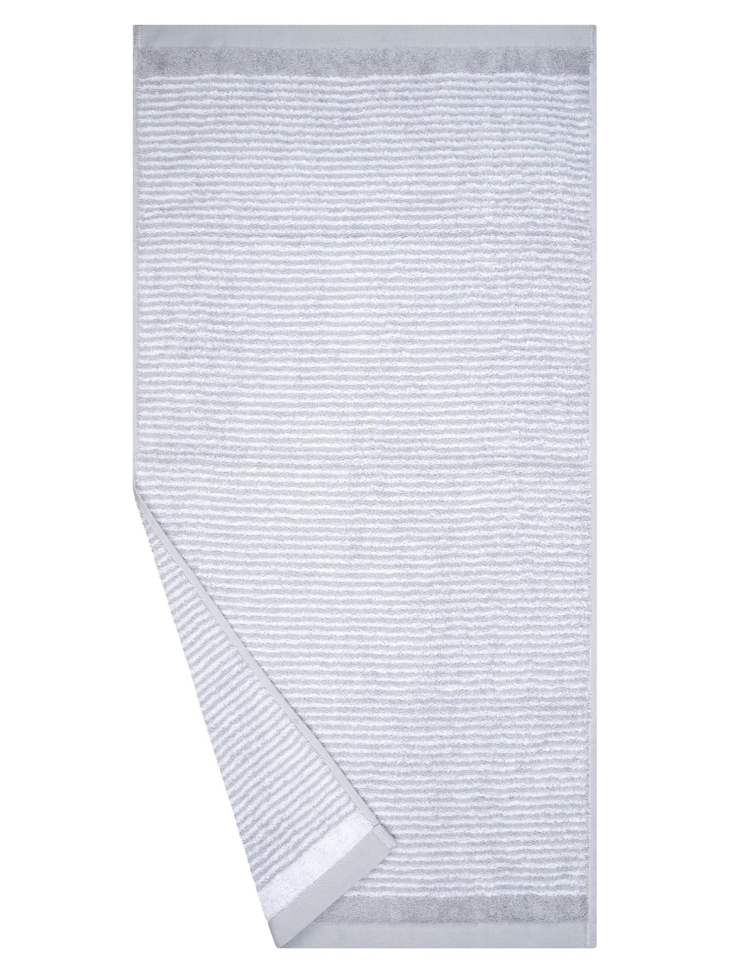 ROSS Towel 'Stripes' in Grey