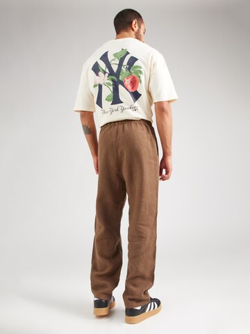 WEEKDAY Loosefit Byxa 'Seth' i brun