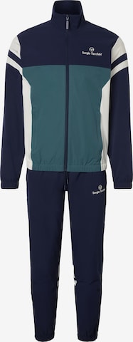 Completo per l'allenamento di Sergio Tacchini in blu: frontale
