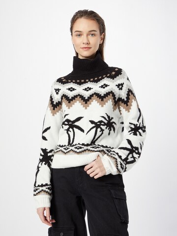 Pull-over Tally Weijl en blanc : devant