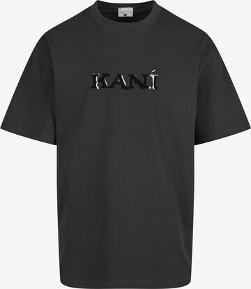 Karl Kani Shirt 'Splash Retro' in Zwart: voorkant