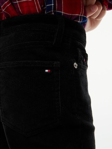 TOMMY HILFIGER Flared Broek in Zwart