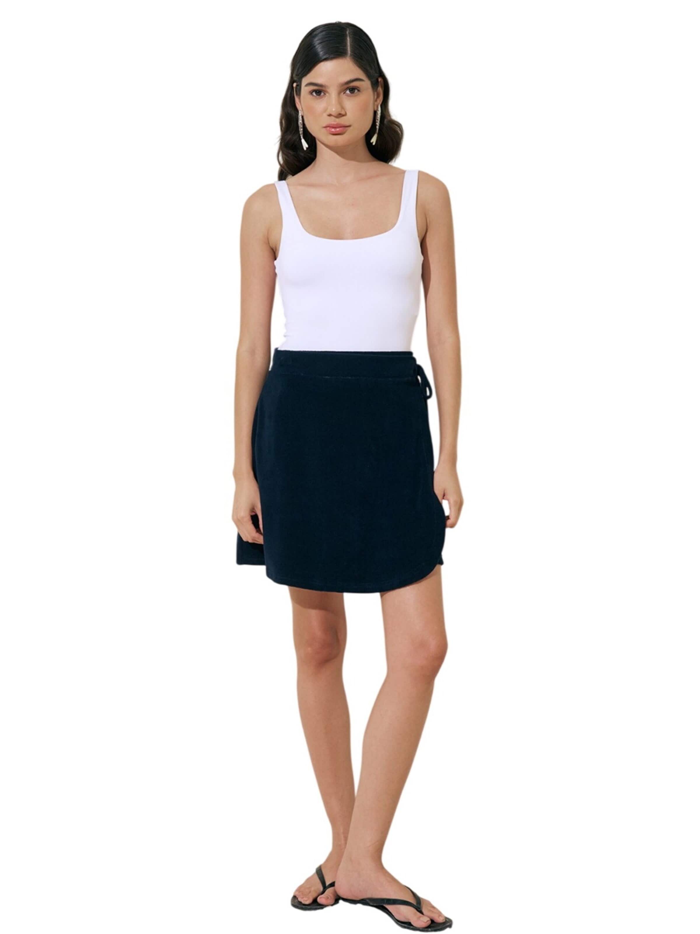 MANUKA Rok in Blauw: voorkant