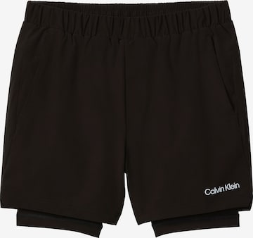 Regular Pantalon de sport Calvin Klein Sport en noir : devant