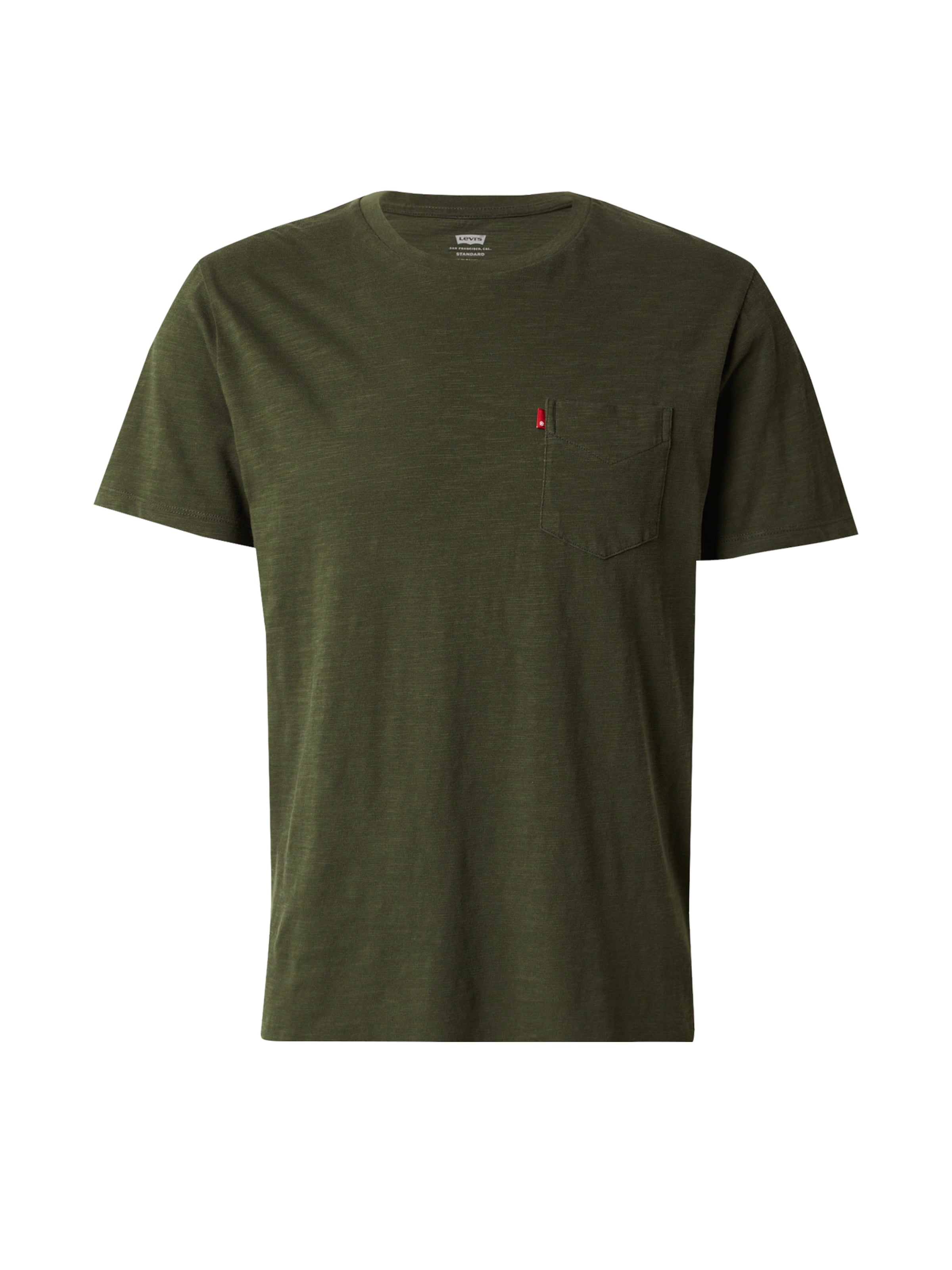 Tricou 'Classic Pocket Tee' de la LEVI'S ® pe verde: față