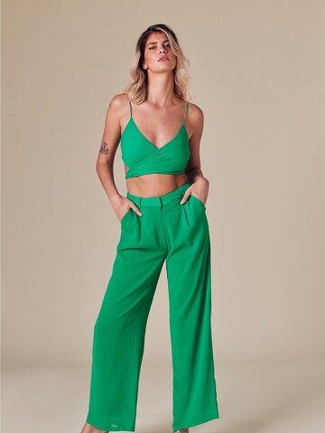 ABOUT YOU x Laura Giurcanu - Top 'Charleen' em verde