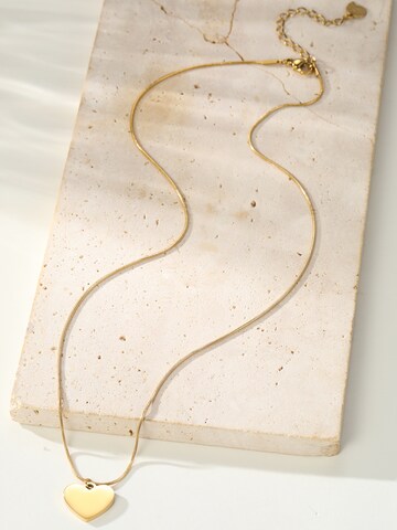 Hey Happiness - Cadena 'Heart Duo' en oro