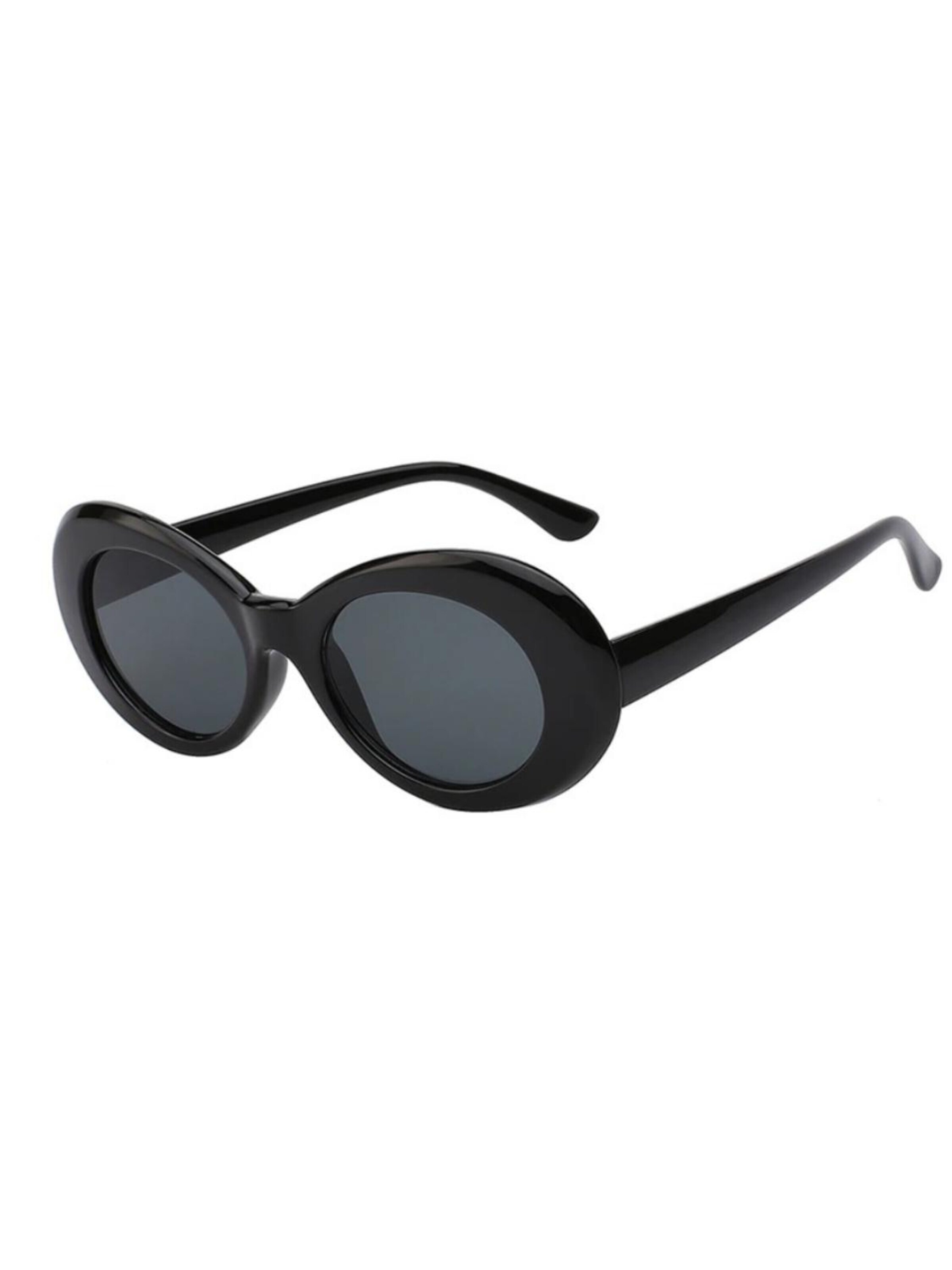 VEYREYSunčane naočale 'VeyRey Sonnenbrille Cobain Oválné Grau gläser Schwarz' - crna boja: prednji dio