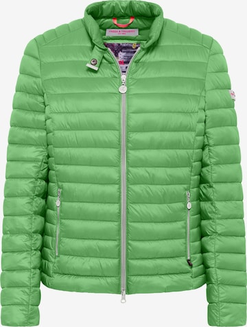 Frieda & Freddies NY Steppjacke Fake Down Jacket | Judy in Grün: Vorderseite