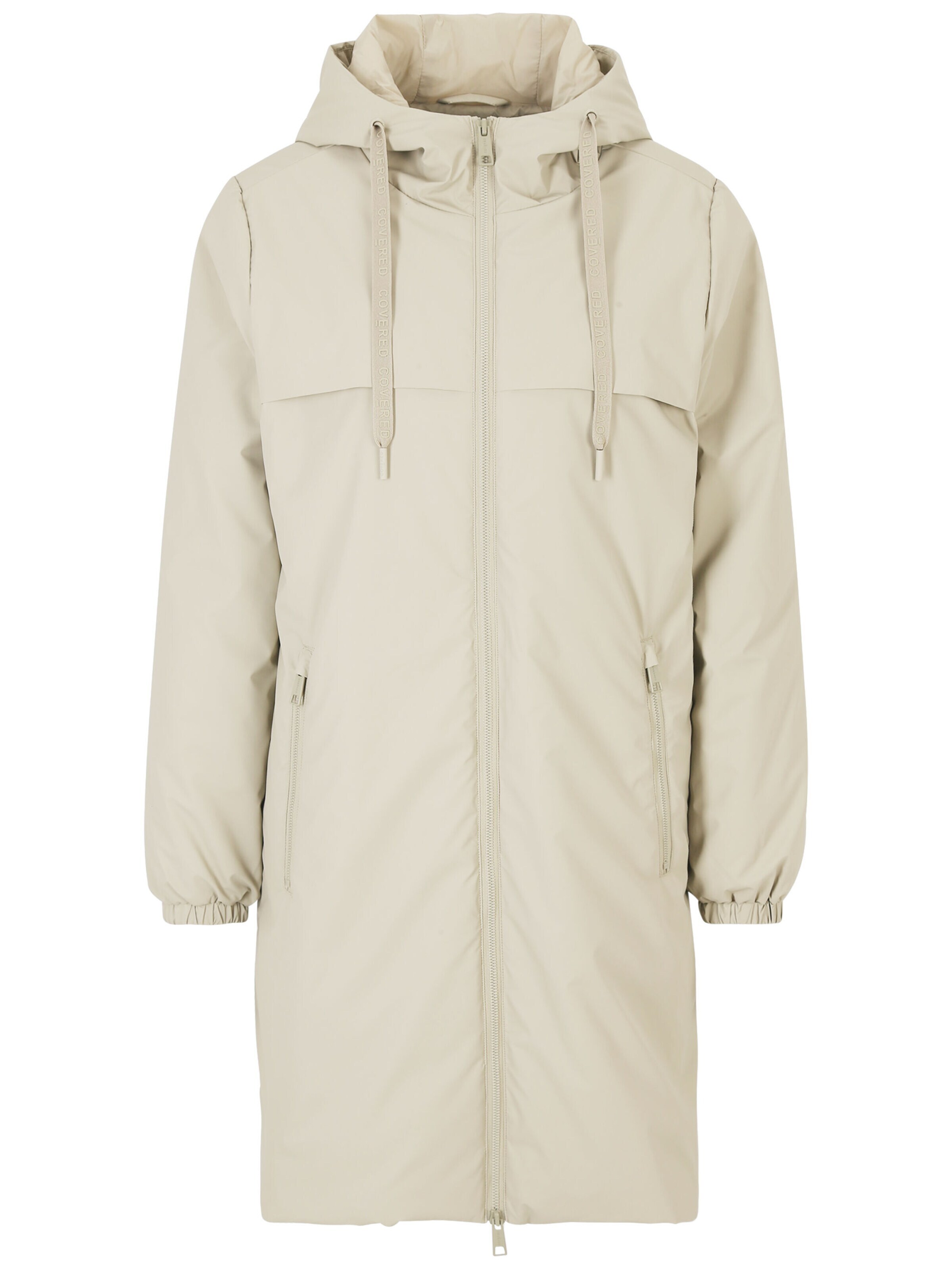 Covered Tussenparka 'PEARL' in Grijs: voorkant