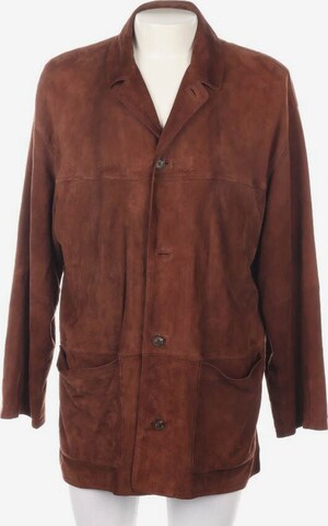 Zegna Jacket & Coat in L-XL in Brown: front