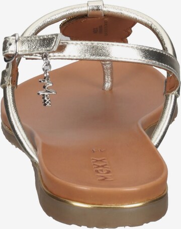 MEXX T-Bar Sandals in Gold